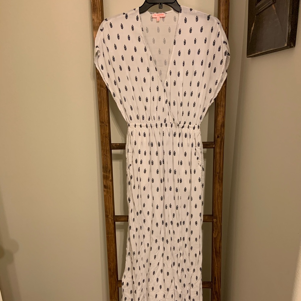 Calico print maxi dress